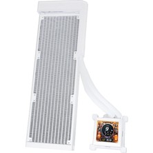 Hakay Lian Li Hydro-Shift LCD 360 Beyaz Fansız Sıvı Soğutma Sistemi