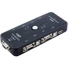 Hakay Alfais AL-4210 4 Port USB Kvm Switch 4 Pc Kasa Tek Kontrol Çoklu VGA