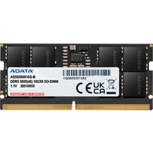 Hakay Adata So-Ddr5 16GB 5600-46 Premier Tek Tepsi