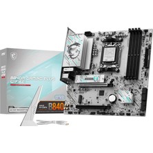 Hakay Msı Pro B840M Gamıng Plus WIFI6E Ddr5 HDMI Pcıe 16X V4.0 Am5 Matx