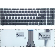 Hakay Part Master Lenovo Ideapad 500-15ACZ Type 80K4 Ile Uyumlu Klavye, Gümüş