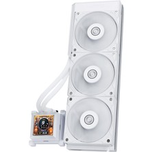 Hakay Lian Li Hydroshift 360 Aıo - Pre-Installed 3 x 28MM Fans - Side-Mounted Coolant Pathway - 2.88” LCD Screen - 480 × 480 Resolution - Captured Screenshots Or Recorded Videos - White (HSLCD36SW)