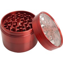 Hakay Kırmızı 63 Mm. Tütün Baharat Herbal Öğütücüsü Parçalayıcı PT55KRX