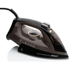 Hakay Arzum AR6030 Steampro Plus Buharlı Ütü 2400W, Seramik Taban, 175 Gr/min Şok Buhar, Kahverengi