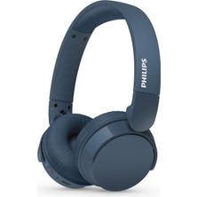 Hakay Philips TAH4209BL Hafif Kulak Üstü Kablosuz Bluetooth Kulaklık, Pasif Gürültü Yalıtımlı, 55 Saat Çalma Süresi, Net Çağrılar, Dinamik Bas, 2 Saat Usb-C Şarj, Mavi