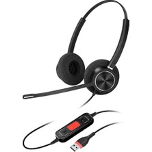 Hakay Inbertec C10DM Duo Mikrofonlu Çağrı Merkezi Kulaklığı