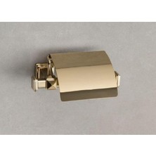 Hakay System Dorık Kapaklı Tuvalet Kağıtlığı Gold Renk 67X126X167 mm