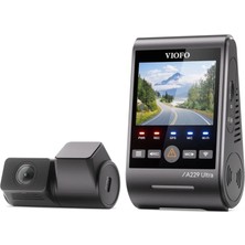 Hakay Viofo A229 Ultra 2 Kameralı Ön ve Arka 4k+4k Sony Starvis 2 Sensörlü Dual Hdr Wi-Fi 6 Gps'li Araç Kamerası