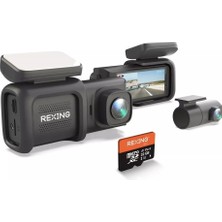 Hakay Rexing Dt2 Fhd 1080P Araç Kamerası + 32GB Sd Kart