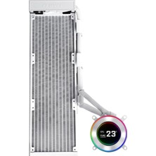 Hakay Lian Li Hydro-Shift Iı Lcd-C 360 Beyaz Fansız Işlemcı Sıvı Soğutucu (G89.GHS2LCD36W.00)