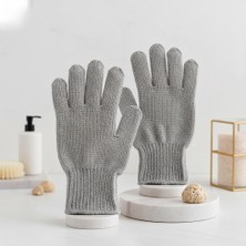 Aesco 2’li Banyo Kese Peeling Eldiven Seti Turkuaz (Gri)