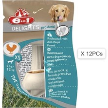 Hakay 8in1 Delight Xs Pro Dental Köpek Ödül Kemik 30'lu Paket