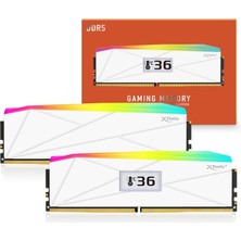 Hakay V-Color Manta Xfinity+ OLED Argb 32GB (2X16GB) Ddr5 6400MHZ CL32 1.4V, Intel Xmp 3.0, Sk Hynix Ic, Beyaz Masaüstü Bellek Ram / OTMXFL1664832WWK