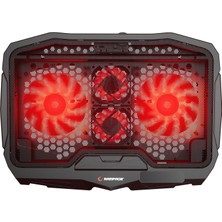 Hakay Rampage AD-RX34 X-Frame Siyah 4 Fanlı 9-17 Inç Notebook Soğutucu Stand