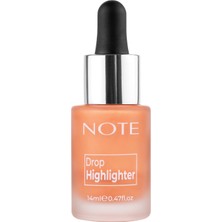 Hakay Note Cosmetics Drop Highlighter 03 Candlelight Işıltılı Likit Aydınlatıcı