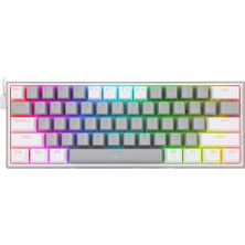 Hakay Redragon K617-RGB 16,8 Milyon Rgb Aydınlatma, Red Switch Fizz%60 Q Türkçe Kablolu Mekanik Oyuncu Klavyesi Gri Beyaz