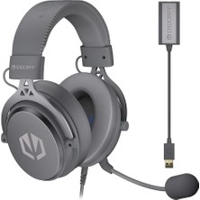Hakay Endorfy Viro Plus USB Alt Gray Ps5 Uyumlu 7.1 Surround Gaming Kulaklık (EY1A013)