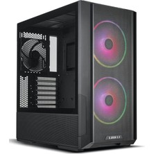 Hakay Lian Li Lancool 216 Black 2X160MM Argb FAN/1X140MM Fan Temperli Cam USB 3.0 Mesh Siyah E-Atx Mid-Tower Gaming (Oyuncu) Kasa