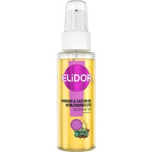 Hakay Elidor Saç Bakım Yağı Avokado ve Castor Oil Nemlendirici Etki 80 ml