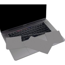 Hakay Mcstorey MacBook Pro 16 Inç Trackpad Koruyucu ve Palm Koruyucu A2141 Uyumlu 2019 Intel Touch Bar Avuç Içi Koruma Seti Gri