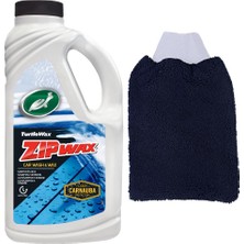 Hakay Turtle Wax Turtle Wax Zip Wax Cilalı Oto Yıkama Şampuanı 60 Yıkama 1 L+ Gojo Yıkama Eldiveni