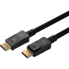 Hakay Paugge Vesa Sertifikalı Displayport 2.1 Kablo – 16K 60HZ, 8k 120Hz, 8k 60Hz, 4K 240Hz (2 Metre)