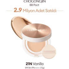 Hakay Chogongjın Yaşlanma Karşıtı Bakım ve Yoğun Kapatıcılık Sunan Krem Bb Chogongjın Bb Pact (21N) SPF50+/PA++++