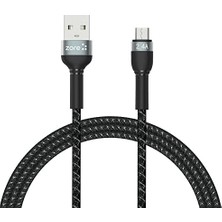 Hakay Shira Serisi Micro USB Kablo 1 Metre Siyah