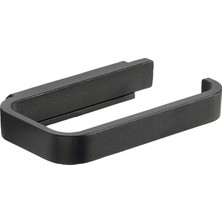 Hakay Zone Denmark Tuvalet Kağıdı Için Rim Tutucu, 14,6 x 8,4 x 2 Cm, Siyah