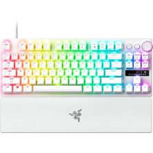 Hakay Razer Huntsman V3 Pro Tenkeyless 8khz - Pc Mekanik Oyun Klavyesi - 8khz Hyperpolling - Analog Optik Anahtarlar - 0,1-4,0mm - Snap Tap - Rapid Trigger - Qwerty Abd Düzeni | Beyaz