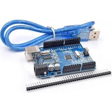 Hakay Robodünya Arduino Uno R3 Klon - USB Kablo Hediyeli - (Usb Chip CH340); RD100001