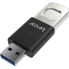 Hakay Lexar Jumpdrive Fingerprint F35 Pro 128 GB USB 3.0 Flash Sürücü, 400 Mb/s'ye Kadar OKUMA/300 Mb/s Yazma, USB Bellek, 10 Parmak Izi Kimliğine Izin Verilir, Bellek Çubuğu, Pc/laptop (LJDF35P128G-RNBNG)