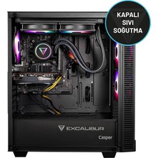 Hakay Casper Excalibur E65L.147F-DX60X-0RD Core I7-14700F 32GB Ram 2tb SSD Nvidia Geforce Rtx 5060 Freedos