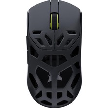 Hakay Corsair Sabre V2 Pro Kablosuz Mg Fps Oyun Faresi – 33.000 Dpı Nişancı S Sensörü, 8.000Hz Hyper-Polling, Dayanıklı Magnezyum, Hafif, 120 Saate Kadar Pil - Siyah