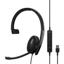 Hakay Epos I Sennheıser Adapt 130 USB Iı - Kulaklık - Kulak Üstü - Kablolu - USB - Siyah - Uc Için Optimize Edildi