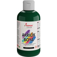 Hakay Red Rose Koyu Yeşil Akrilik Boya 250 gr