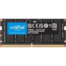 Hakay Crucial 16GB 6400MHZ Ddr5 CT16G64C52CS5 Notebook Ram
