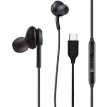 Hakay Type-C Kablolu Kulak Içi Kulaklık – Gürültü Önleyici Mikrofon, Dahili Ses Kontrol, Ergonomik Silikon Uçlar, Hd Stereo Ses, Tüm Type-C Cihazlarla Uyumlu (Siyah)