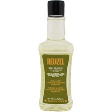 Hakay Reuzel 3'ü 1 Arada Çay Ağacı Şampuanı, Saç ve Vücut Temizliği, 350 ml