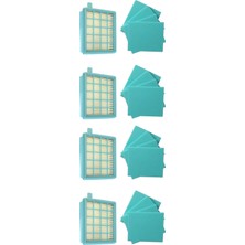 Hakay Marketto Arçelik ile Uyumlu S 7534 A S 7534 F Uyumlu Süpürge Hepa Filtresi 4 Adet +16 Sünger
