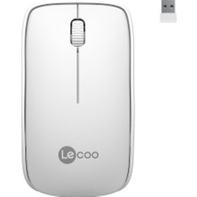 Hakay Lecoo WS208 Kablosuz 1200DPI 3 Tuşlu Sessiz Pc, Mac, Dizüstü Bilgisayar Için, USB Mini Alıcı ile Optik Mouse Beyaz