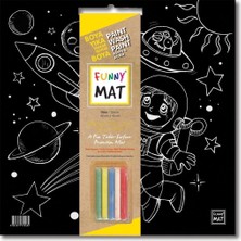 Hakay Funny Mat Black Uzay - Tebeşirli
