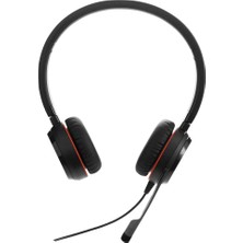 Hakay Jabra Evolve 30 Iı, Microsoft Teams Sertifikalı Stereo Kablolu Kulaklık Çağrı Kontrol Ünitesi, Gürültü Önleyici Mikrofon, LED Göstergeleri, Mükemmel Ses Kalitesi - Usb-C/a, Siyah