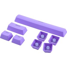 Hakay Spelt 104 Tuş Universal Renkli Mekanik Klavye Tuş Takımı Kapağı Keycap Eflatun