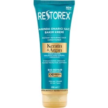 Hakay Restorex Keratin & Argan Onarıcı Saç Bakım Kremi 250 ml - Yıpranmış ve Hasar Görmüş Saçlar