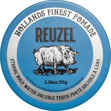 Hakay Reuzel Güçlü Tutuşlu Mavi Pomad, Parlak Bir Görünüm Için Güçlü Tutuşlu Pomad, Vanilya Kokulu Suda Çözünür – 95 G (3,38 Oz)