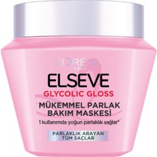 Hakay L'oréal Paris Elseve Glycolic Gloss Mükemmel Parlaklık Veren Saç Bakım Maskesi 300ML