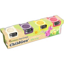 Hakay Childgen 4'lü 125GR Standart Oyun Hamuru Seti (4X125GR) (Pembe-Sarı-Mor-Beyaz)