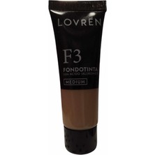 Hakay Lovren F3 Medium Orta Ton Krem Fondöten 25ML
