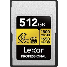 Hakay Lexar Altın Serisi Cfexpress Tip-A 512GB Cfexpress Kartı
